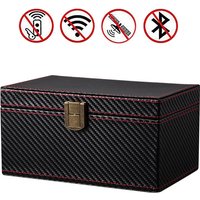 Faraday Box RFID Box for Car Keys Key Fob Protector Signal Blocker for Keyless Fob Large Car Key Signal Blocker Cage Signal Box