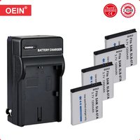4Pcs SLB-07A Camera Battery With Charger For Samsung PL150 PL151 ST45 ST50 ST500 ST510 ST550 ST560 ST600 TL90 TL100 TL205 TL210