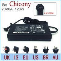 Genuine 120W Power Supply Ac Adapter For MSI Cyborg 15 A12VF-272US A12VF-043US A12UCX-276US A13VE-218US Laptop Charger 20V6A