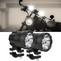 Enquêter de moto pour BMW, Honda, Kawasaki, 73, phares antibrouillard auxiliaires infectieux, éclairage de sauna à LED, assemblage de budgétaire, feu de conduite, 12V