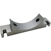 High Precision Professional CNC Machining Spare Aluminum Alloy CNC Machined Arc Clamp Bracket / Precision Mounting Clamp