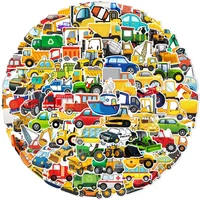 AliExpress GOGOTU 60/120PCS Construction Truck Stickers Excavator Aeroplane Cartoon Stciekrs Graffiti DIY Luggage Laptop Phone Bike Decals Kid Toy