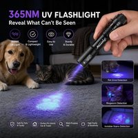 Pen light UV 365nm/395nm Mini Flashlight Blacklight Portable Torch Cat dog Pet Urine Tinea Money Porcelain Jade Scorpion lams