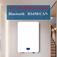 6000+Cycles 2KW 3KW 5KW Wall Mounted 24V 100Ah 150Ah 200Ah 300Ah 400Ah Lifepo4 Battery for Solar PV Household Base Station