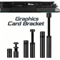 Computer Graphics Card Bracket,Telescopic Vertical Graphics Card Holder,Video Card Support ,Graphics Card/Gaming Cases Bracket