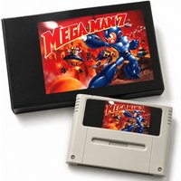 Mega Man 7 16-Bit Retro Reproduction Cartridge Action Platformer Robot Hero PAL Version With CIB Retail Box Option