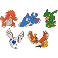 Anime Legend Monster Pins Japanese Game Badges Manga Pendant Metal Brooches for Bag Backpack Clothing Lapel ACG Cosplay Toy Gift