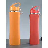 AliExpress NONE 600ml Insulated 304 Stainless Steel Water Bottle with Straw, High Quality Fitness & Cycling Bottle, Perfect Gift for Men Women