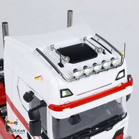 6x6 MD 770S Metal 1/14 RC Tractor Truck Metal Chassis Assembled ST8 Radio Sound Light System 2-speed Vehicle Toy Model Gifts