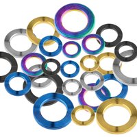 AliExpress YaRuiJia Yaruijia Titanium Washers M3/M4/M5/M6/M7/M8/M10/M12/M14 DIN912 Flat Spacer Gasket for Bicycle Cycling Motorcycle Car 10pcs