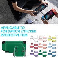 For Switch2 Skin Stickers Protective Film for Switch 2 Console Decorative Vinyl Wrap Anti-Scratch Full-body Protective Film