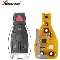 315/434mhz Xhorse VVDI BE Key BGA Remote Smart Key Fob for Mercedes Benz W203 W204 W205 W210 W211 W212 W221 W222 BGA NEC shell