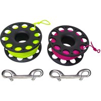 Scuba Diving Spool Finger Reel Cave Wreck Dive Safety Gear SMB Hook Accessories with Double End Hook