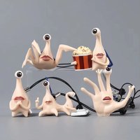 5pcs/Set Parasyte Miggy Blind Box Anime Collectible Pvc Mini Action Figures Cute Model Dolls Kids Trendy Toys Birthday Gifts