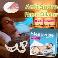 2Pcs Mini Stop Snoring Device Silicone Elastic Nose Clip Anti-Snoring Supplies To Prevent Snoring Good Sleep Physical Expansion