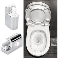 Toilet Soft Close Fittings Toilet Lid Hinges Toilet Cover Mounting Fixing Connector Replacement Parts Rotating Damper Hinges