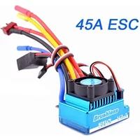 Waterproof 45A 60A 80A 120A Brushless ESC Electric Speed Controller Dust-proof for 1/8 1/10 1/12 RC Car Crawler RC Boat Part
