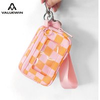 Women Coin Wallet Female Purse Card Holder Coin Purse Short Wallets Small Purse Zipper Keychain Clutch Bag Wallet
