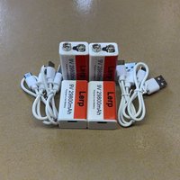 【29800mAh Rechargeable】9V Li-ion Battery with Micro USB for Microphones/Remote Controls/KTV Equipment (500+ Cycles)