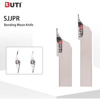 Buddha Bead Round Ball Knife Woodworking Crescent Knife SJJPR Outer Circle Turning Tools Single Blades Double-edged CNC Bracket