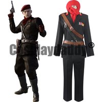 IN STOCK Metal Gear Solid 3: Snake Eater MGS3 Revolver Ocelot Major Ocelot Unit GRU Soldier Uniform Outfit Game Cosplay Costume