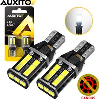 AUXITO 2Pcs W16W T15 921 LED Bulbs Canbus LED Car Backup Reversing Lights T16 912 921 LED No Error T10 W5W LED Interior Lamp