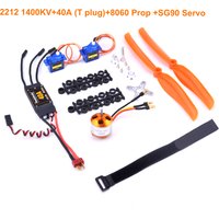 A2212 2212 2200KV 1400KV 1000KV Brushless Motor 40A ESC SG90 9G Micro Servo for RC Fixed Wing Plane Helicopter