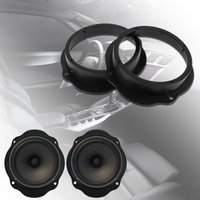 2pcs 6.5in Front Door Speaker Adapter Universal Mounting Spacer Adaptor Ring Mounting Bracket Adapter Plates for Ford Focus