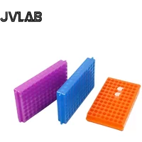 PCR Tube Holder 0.5 1.5 2 ml Laboratory Centrifuge Tube Rack 60-well Plastic EP Tube Stand 96 Well Double-sides Use 1 / PK