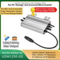 Hybrid Micro Inverter 1200W Solar PV/Battery input 20-60V,Output 180~265VAC with WiFi &Anti-Backflow,Grid-Tie Energy Storage