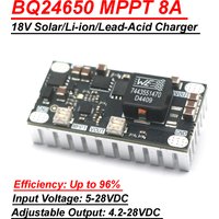 BQ24650 MPPT 18V Solar Li-ion LiFePO4 Lead-Acid Battery Charger 2S 3S 4S Charging DC-DC Buck Converter 5V 12V 24V Adjustable