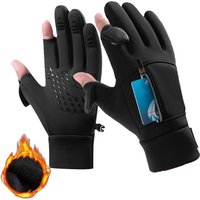 AliExpress Winter Warm Touch Screen Gloves Outdoor Windproof Waterproof Cold-proof Gloves Men Driving Cycling Fishing Ski Thermal Gloves