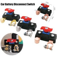 Universal 12V/24V Car Battery Disconnect Switch Isolator Power Negative Terminal Cut Off Kill Switches For Efficient Batteries