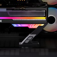 ARGB GPU Support Bracket,Horizontal GPU Anti-Sag Support Bracket 5V 3pin 75-128mm adjustable Universal GPU Bracket