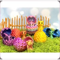 Dinosaur and egg set, 3D printing, home decoration, desktop decoration ornaments. Perfect birthday gift