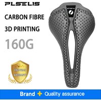 AliExpress plselis Plselis Full Carbon Fiber Saddle 3D Printing Bicycle Cushion Road Bike Saddle Riding Accessories Lightweight Comfortable Seat
