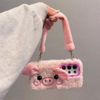 Luxury Quakeproof Plush Warm Cute Case For Samsung Galaxy S26 Ultra S25 S24 S23 Plus A16 A17 A36 A56 A14 A15 A35 A55 A54 A05S