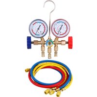 2021 r134a set Refrigerant Manifold Gauge Set Air Conditioning Tools with Hose and Hook for R12 R22 R404A R134A Air Condition