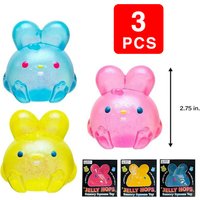 Hot Rabbit Shape Jelly Feel Cube Sensory Fidget Cube Stress Relief Cube Anti-Anxiety Squeeze Object For Focus ADHD PopulatioS