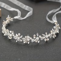 Handmade Crystal Hair Vine Headband Fashion Rhinestone Hairband Tiara Bridal Wedding Hair Accessories Jewelry Hair Vine Headband