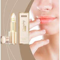Gold foil color-changing nourishing lipstick Nourishes and moisturizes, gives lips a glossy, glass-like softness, non-greasy lip