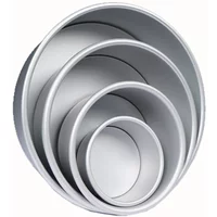 4/6/8/10/12inch Fixed Base Round Cake Pan Aluminum DIY Cakes Pastry Mould Cheesecake Mould Nonstick Cake Tin Kitchen Tools