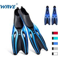 Professional Diving Fins Flexible Comfort TPR Non-Slip Swimming Rubber Snorkeling Swim Flippers Water Sports Beach Shoes