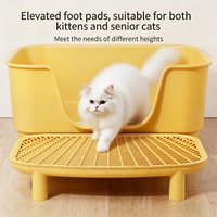 Cat litter pad anti-splash cat pad double-layer cat litter sand control pad cat toilet sand control table cat litter basin