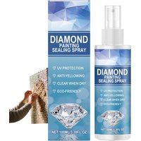 Stone Art Sealer Spray 100ml Quick Dry Clear Protective Coating for Painted Rocks Crafts Artwork Sealant Painting Classroom DIY