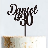 Personalized Valentines Custom Name Birthday Cake Topper , Gift For Her, Gift For Mum, Home Decor, Custom Gift
