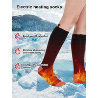 AliExpress Shunmaii Electric Heated Socks 3 Level Temperature Electric Heating Socks Cold-Proof Skiing Sock Fast Heating for Cycling Camping Skating