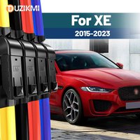 For Jaguar XE X760 2015-2023 2016 2017 2018 2019 2020 2021 2022 2pcs Front Windshield Windscreen Wiper Blades Red Blue