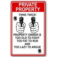 Warning Sign Private Property Keep Out No Soliciting for House and Yard Metal Sign-aluminum
