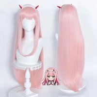 Anime DARLING DARLING in the FRANXX Zero Two Cosplay Costume Women Cosplay Headband Wig Accessories